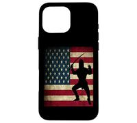 Ninja Warrior American US Flag Case for iPhone 16 Pro Max