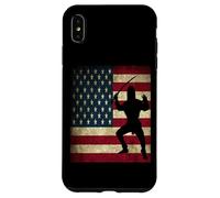 Ninja Warrior American US Flag Case for iPhone XS Max