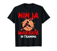 Ninja Warrior in Training Stealth Shadow Pose T-Shirt