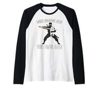 Ninja with Cat When Someone Says They Hate Cats Raglan Baseball Tee