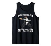 Ninja with Cat When Someone Says They Hate Cats Tank Top