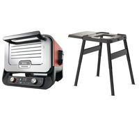 Ninja Woodfire OO101UK Electric Outdoor Oven and Woodfire Universal Stand & Side Table Bundle