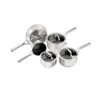 Ninja Zerostick Stainless Steel 5 Piece Non Stick Pan Set