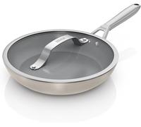 Ninja ZEROSTICK Ceramic Pro 32 cm Frying Pan, Scratch Resistant, Made PTFE-Free, All Hob Compatible, Stone, CW30032UKST