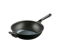 Ninja ZEROSTICK Classic Cookware 28cm Wok, Non-Stick, Long Lasting Aluminium Frying Pan, Induction Compatible, Oven Safe to 180°C, Black, CW50928UK