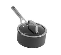 Ninja ZEROSTICK Premium Cookware 20cm Saucepan with Glass Lid, Long Lasting, Non-Stick, Hard Anodised Aluminium, Induction Compatible, Oven Safe to 260°C, Grey, C30220UK