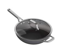 Ninja ZEROSTICK Premium Cookware 28cm Wok with Glass Lid, Long Lasting, Non