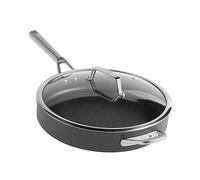 Ninja ZEROSTICK Premium Cookware 30cm Sauté Pan with Glass Lid, Long Lasting, Non-Stick, Hard Anodised Aluminium, Induction Compatible, Dishwasher and Oven Safe to 260°C, Grey C30130UK