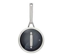 Ninja Zerostick Stainless Steel 18Cm Saucepan With Lid C60218Uk Stainless Steel/ Black