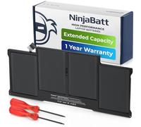 NinjaBatt A1466 Battery for Apple MacBook Air 13″ (Mid 2012, Mid 2013, Early 2014, Early 2015,2017) A1369(Late 2010, Mid 2011 Version) A1496 A1405 A1377 [7200mAh/55Wh/7.6V]