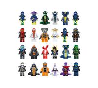 Ninjago 24-Piece Mini Figure Set for LEGO Compatible Toys: 4.5cm ABS Figures, Safe, Non-Toxic, Perfect Gift