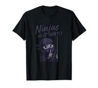 Ninjas Do It Quietly Funny Martial Arts Humor novelty T-Shirt