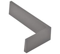 NINKA 2283.91 10111 Connect L-Element Left Drawer Divider Small for Open Drawer Dividers Plastic Dark Grey Silver 200 mm