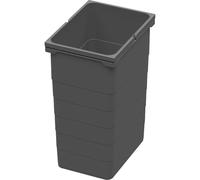 NINKA Eins2fünf 5142.90 42514 Rubbish Bin 26 L with Practical Handle Plastic Dark Grey Lava