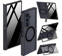NINKI Anti-Spy Privacy Screen Protector for Samsung Galaxy Z Fold 8 Ultra Case Magnetic Compatible with Magsafe, Hard Hinge Protection Translucent Cover for Galaxy Fold 8 Ultra Case Kickstand Black