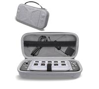 NINKI Portable Travel Case for Nintendo Switch 2 Carrying Case 2025, Hard Shell Eva Protective Switch2 Storage with 10 Game Slots Pockets Travel Carry Pouch for Nintendo Switch 2025 Traveling Bag,Gray