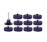 NINMORTH 10PCS 50mm Purple Rust Remover Wheel Disc for Angle Grinder, Abrasive Polishing Grinding Wheels for Metal Wood Fiberglass, Various Models
