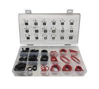 NINMORTH 141 Pcs High Temp Gasket Seals Kit with O-Rings and Red Fiber Washers for Water Heating Systems