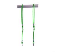 NINMORTH 2 Pack Adjustable Tree Swing Ropes 110-180cm, for Heavy Duty Outdoor Garden Rope Set with Buckles, 300lbs Capacity Yard Playground Equipment, Green(green)