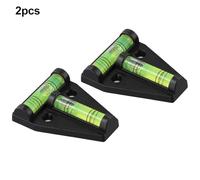 NINMORTH 2 Pack T-Shape Bubble Level Spirit Level with 30min Accuracy, for Plastic Horizontal Triangle Level Pictures TV Caravans, 58mm
