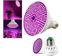 NINMORTH 200W Full Spectrum LED Grow Light Bulb with for 360- Flexible Gooseneck for Indoor Plants, Herbs & Vegetables