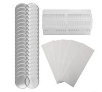 NINMORTH 20pcs Transparent Round Coin Capsules and Storage Case, Hard PS Holders for 17mm to 46mm Coins