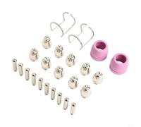 NINMORTH 24PCS Plasma Cutter Nozzle and Electrode Set -55 for AG-60 WSD-60 for CUT60 CUT50DP LGK-60 LTP5000 Welding Parts