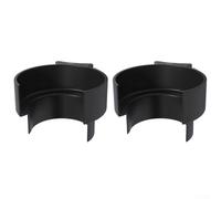 NINMORTH 2pcs Pool Plunger Valve Bracket for Intex, ABS Plastic Vacuum Head Stand with Cable Ties, Black