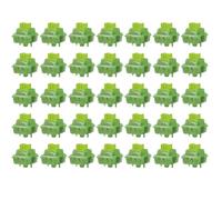 NINMORTH 35pcs Mechanical Keyboard Switches, Silent Linear Tactile for V3 Lime & Peach, 5-Pin Hot Swap Compatible, Crisp Feel Gaming and Typing, Green and Pink