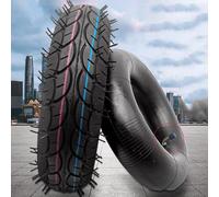 NINMORTH 4.10/3.50-6 Scooter Inner Tube and Outer Tyre Pair, for Heavy Duty Wheel Set Electric Tricycle for Replacement