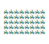 NINMORTH 50-Pack Sunflower Spray Watering Nozzle Head Standard Plastic Bottles, Garden Watering for Can Adapter, Plastic, Blue/Green