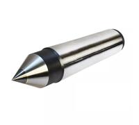 NINMORTH 60 Degree Dead Center for Morse Taper MT1 MT2 MT3 MT4, Carbide Tip HRC85+ Alloy, Hardened Steel Handle HRC40-45, 1 Pc