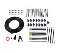 NINMORTH Adjustable Automatic Sprinkler Irrigation System, 10M Garden Hose Kit with Fine Mist Atomizer for Plants, Patio Cooling and Watering Solution(15m)