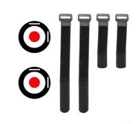 NINMORTH Adjustable Football Target Plate Goal Posts, Professional Trainer with Straps, High-Intensity TPE Discs Soccer Hockey Baseball Practice, 2 Pack(18CM-2PCS)