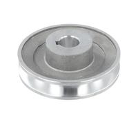 NINMORTH Aluminum for A-Type Single Groove Motor Pulley Air Compressors 100mm Diameter 19mm/24mm Bore 6mm/8mm Keyway