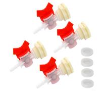 NINMORTH Animal for Water Dispenser Bucket Connector 4 Pcs with Fitting, Barb Ball Valve and Mesh Filter 516 Inch for Rabbit Hose