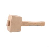 NINMORTH Beechwood Carpenter's Mallet with Wooden Handle for Chisels, Woodworking Hammer for Precision Hammering and Tapping