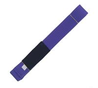 NINMORTH BJJ Belt with Ranking Stripe Sleeve, Reinforced Cotton Brazilian Jiu Jitsu Belt for Beginners to Advanced Practitioners(A0 Purple)