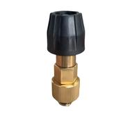 NINMORTH Brass Pressure for Washer Nozzle Adapter, TR22 Female Thread to HD Series, Leak-Proof & High-Pressure Rated