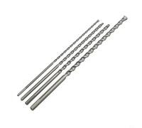 NINMORTH Carbide-Tipped Masonry Drill Bits 6mm 8mm 10mm 12mm for Light Concrete and Natural Stone 4 Piece Set