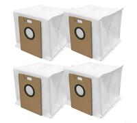 NINMORTH Cloth Dust Bags Compatible with R1, Eve RookS, R1D, for MiWhole M9 Lite Robot Vacuums, High Capacity 4/10 Packs(4 Pack)