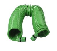 NINMORTH Coil Garden Hose, 7.5m-C20m Recoil Water Hose with Plastic Connectors, Flexible & - for Lawn, Garden, Courtyard