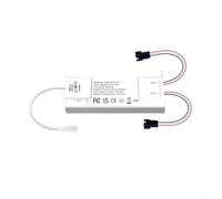 NINMORTH Digital LED Light Strip Controller for ESP32 for ESP8266 Built-in Mic Sound Activation 100 Effects WLED App SK6812 White(B)