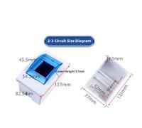 NINMORTH Electric Distribution Box with Transparent Cover Indoor Wall-Mount Use, Waterproof for Plastic Fuse Box Home Hotel 9-12 Way