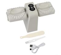 NINMORTH Electric Dumpling Press With Dual Mode Flexibility For Both Hands On And Hands Off Approaches To Food Assembly(Grey)