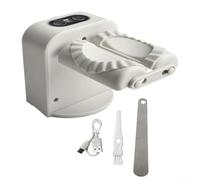 NINMORTH Electric Ravioli Shaper Machine, Automatic Dumpling Maker with Timer Settings, 1300mAh Cordless Device, PP Material for Home Party DIY, Grey