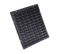 NINMORTH Equestrian Horse Scratcher Pad, for Heavy Duty Plastic Massage Board for Itch Relief, All Weather Grooming Accessory for Stables and Pastures, Black