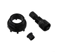 NINMORTH for Heavy Duty for Bicycle Crank Puller and Lock for Ring Set, 42mm 8-Teeth Bottom Bracket Remover, Carbon Steel Kit for Bike Repair and Maintenance