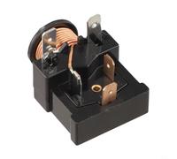 NINMORTH for Heavy Hammer Compressor Starter Relay Refrigerator 1/2HP 375W 4PIN for 110V 220V Units Easy Install Black