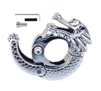 NINMORTH for Motorcycle Handlebar Hook Luggage Storage Adjustable ABS Mounting Hook, Gold/Black/Silver, Front- for Most Bikes